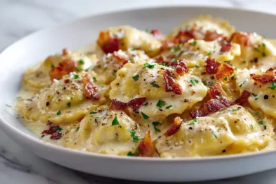 Ravioli Recipe card