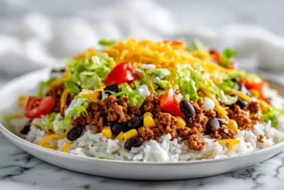 Rice Bowl Recipe card