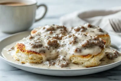 Sausage Gravy and Biscuits recipe