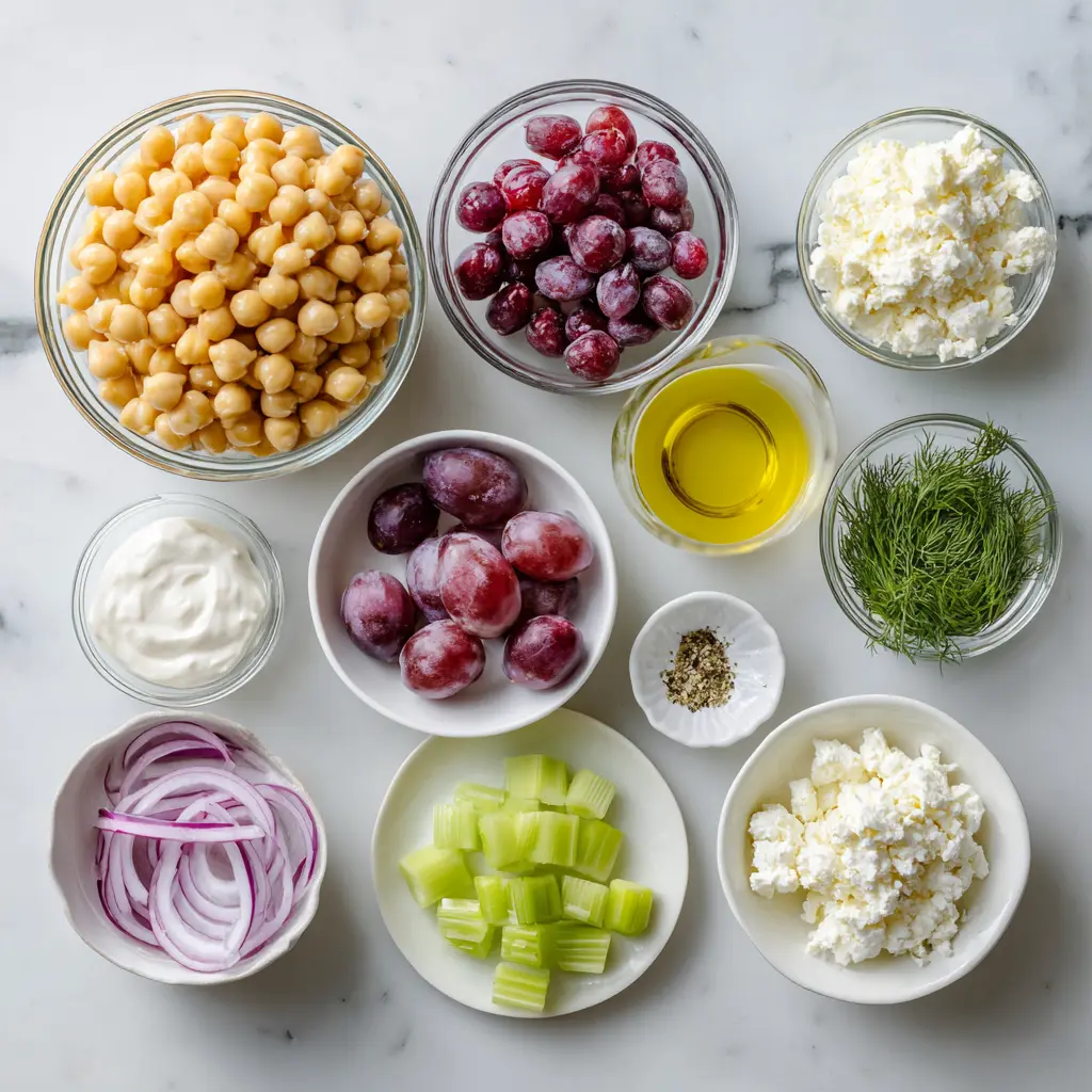 Chickpea Cranberry Salad Ingredients