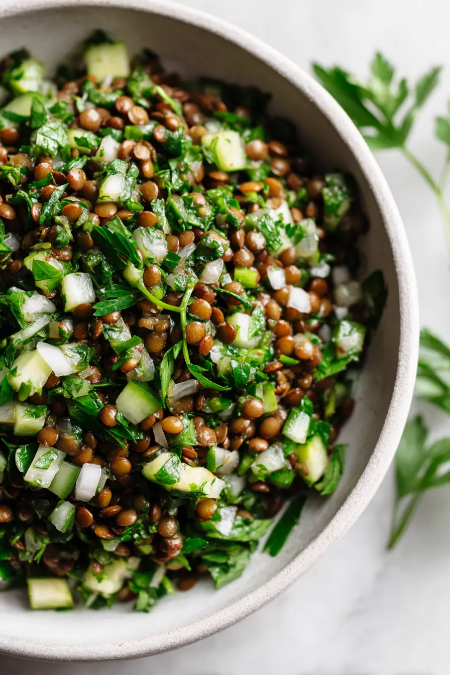 Classic Lebanese Lentil Salad Recipe Card.webp