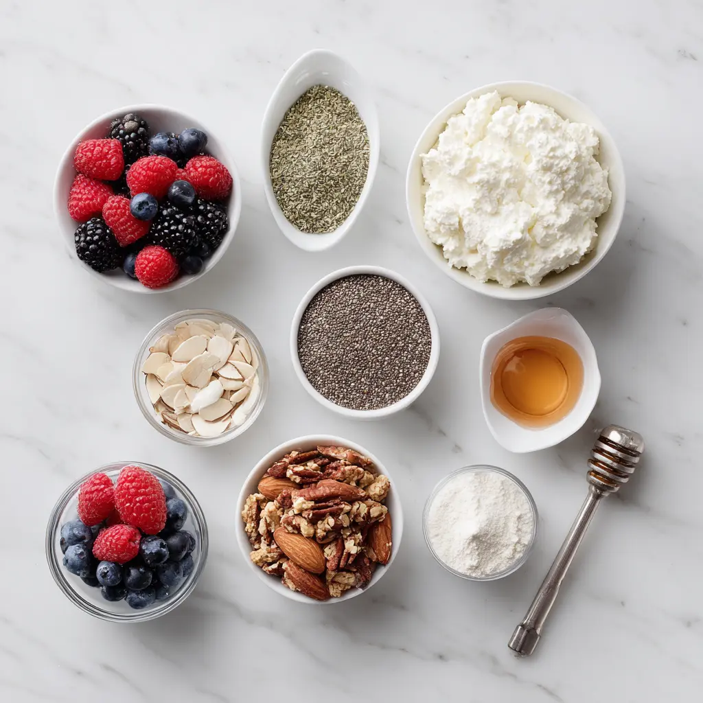 Cottage Cheese High Protein Bowl Ingredients