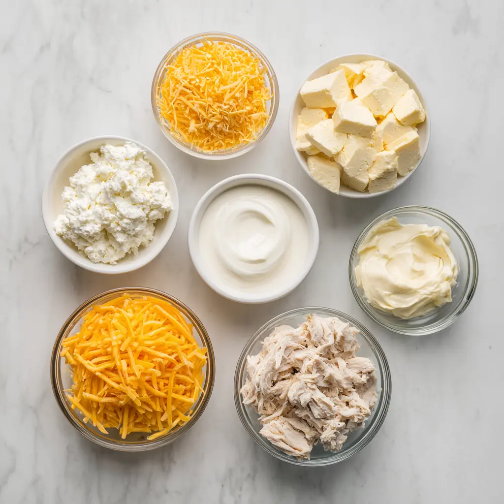 Crack Chicken Dip Ingredients