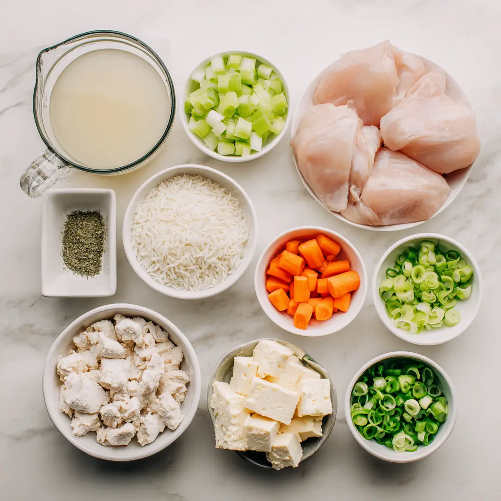 Crack Chicken Rice Soup Ingredients