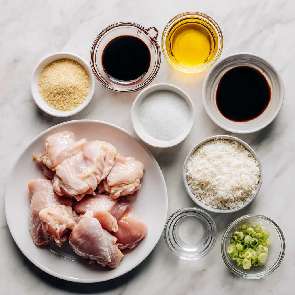 Dump and Go Crockpot Teriyaki Chicken Ingredients