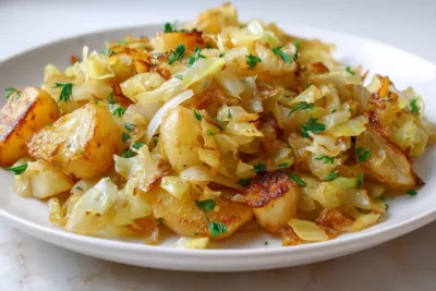 Fried Cabbage and Potatoes recipe