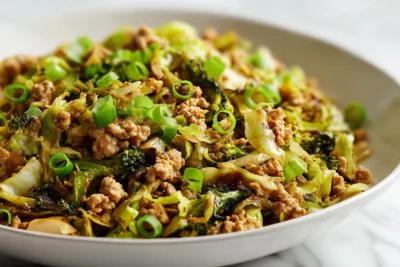 High Protein Egg Roll In A Bowl