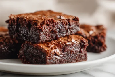 Mocha Espresso Brownies Recipe Card