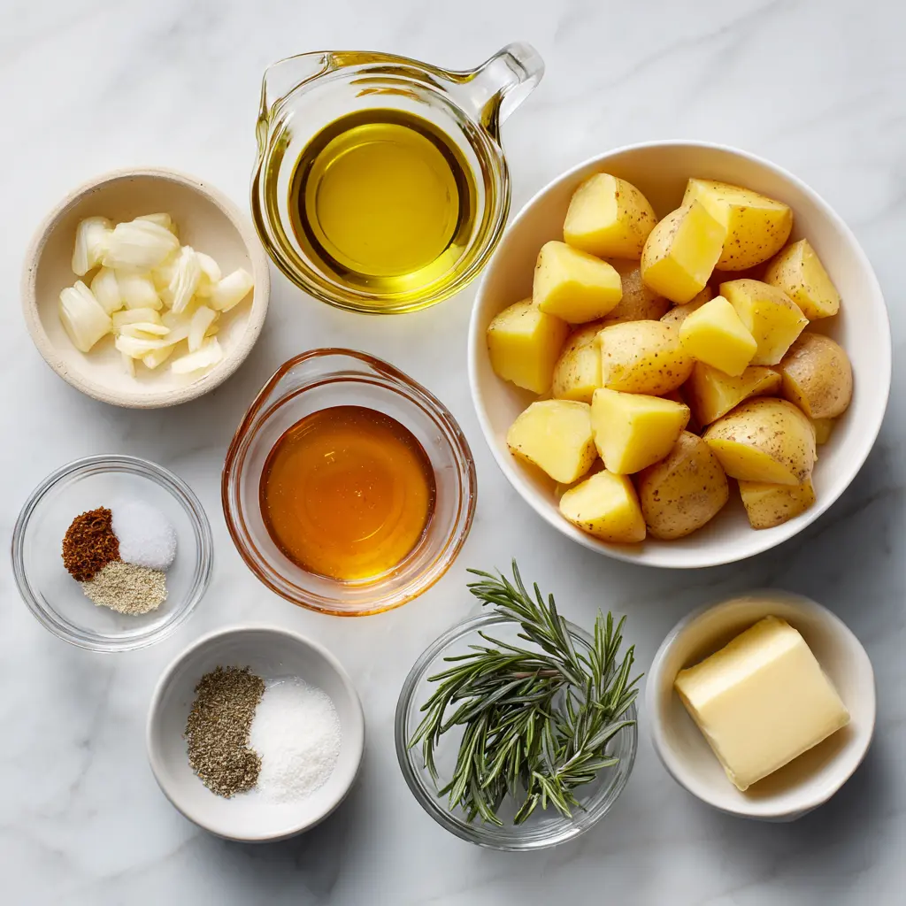 Roasted Potatoes with Honey Ingredients