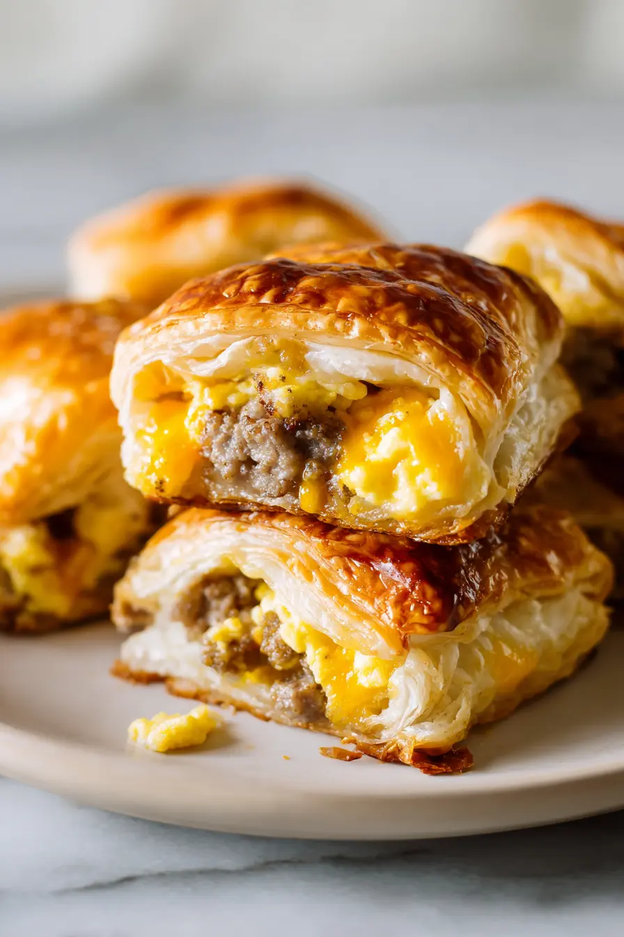 Sausage Egg Breakfast Rolls Pinterest