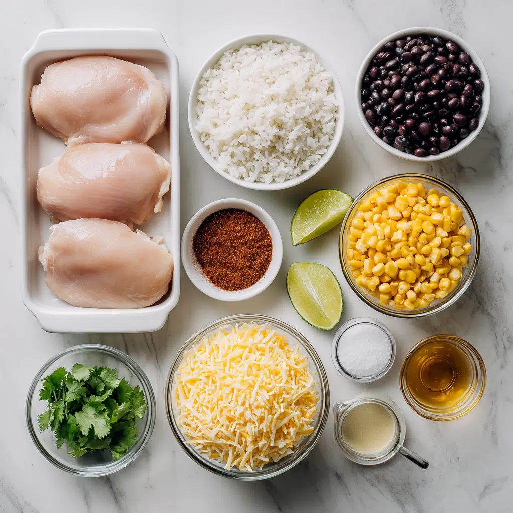 chicken taco rice bowls ingredients