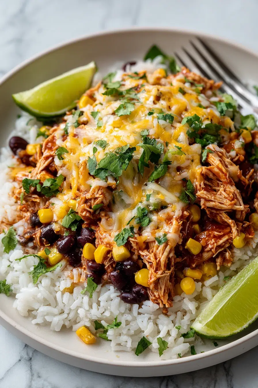 chicken taco rice bowls pinterest