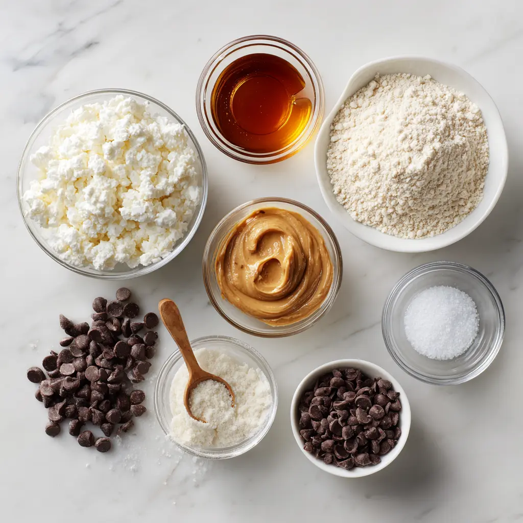 High Protein Cottage Cheese Cookie Dough Ingredients