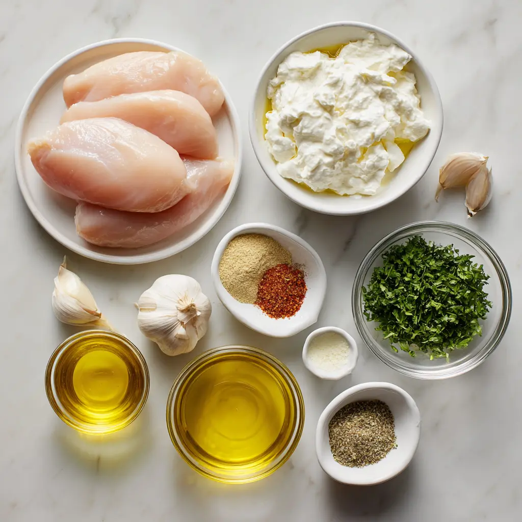 baked greek yogurt chicken ingredients