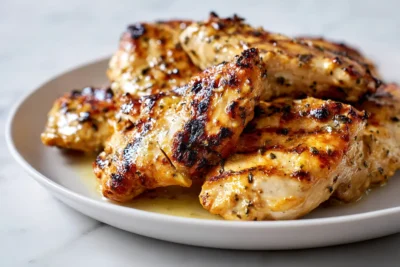 baked greek yogurt chicken recipe card