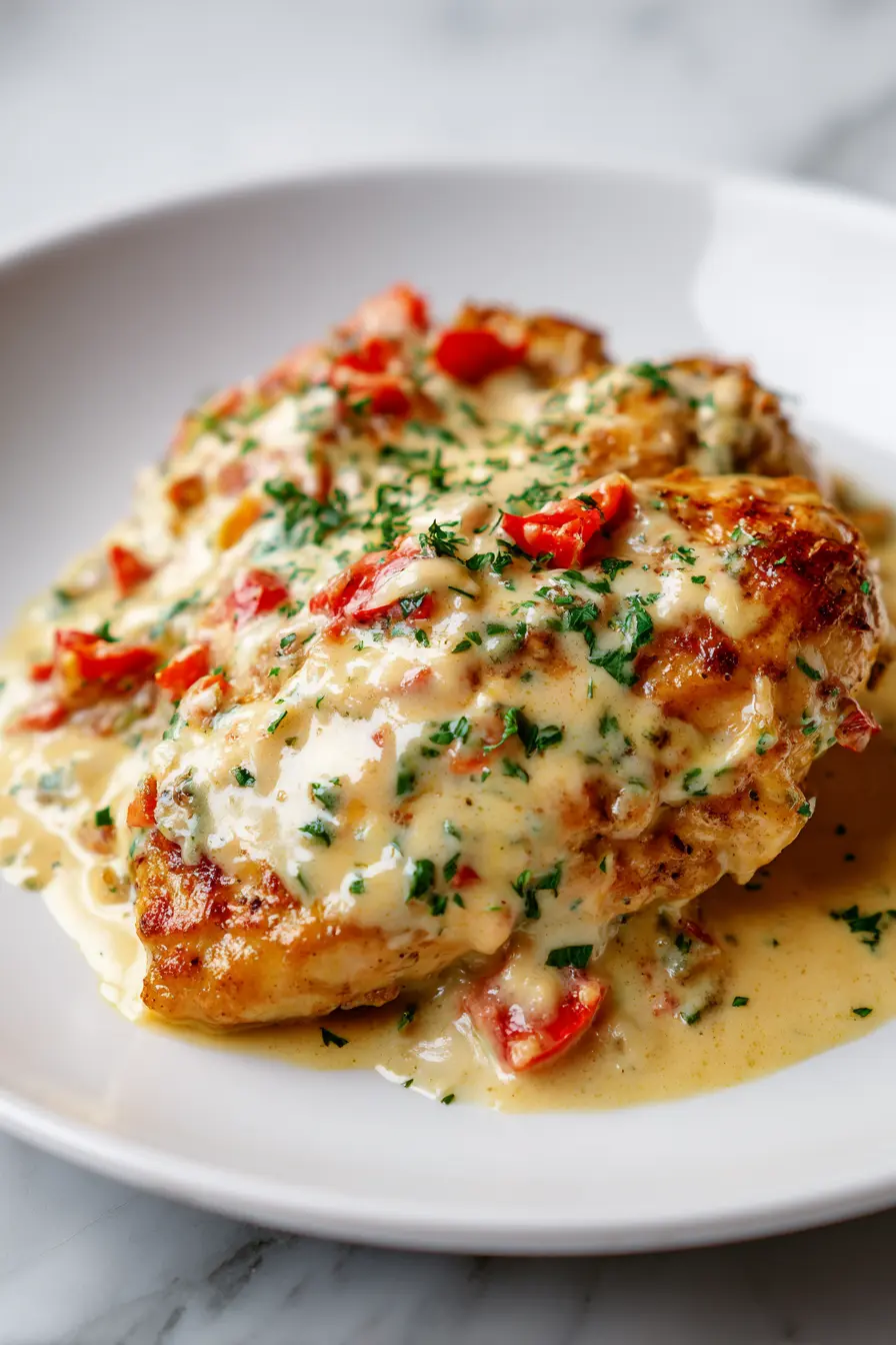 chicken with cheese sauce pinterest
