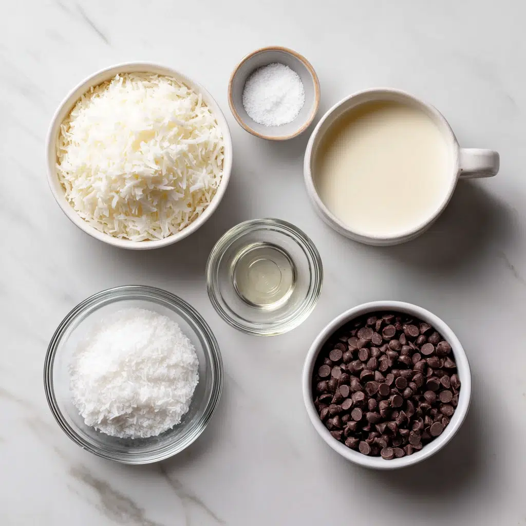 coconut chocolate balls ingredients