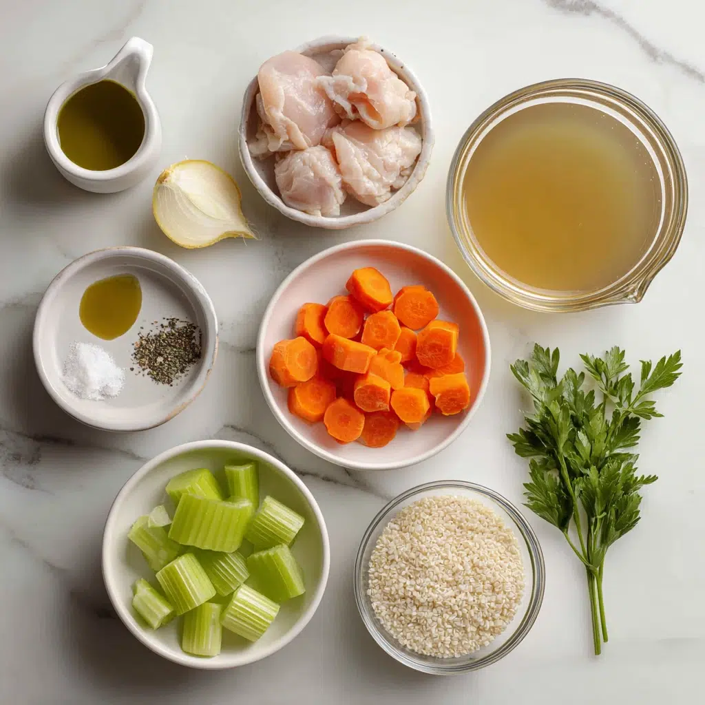 healthy healing chicken soup ingredients 1