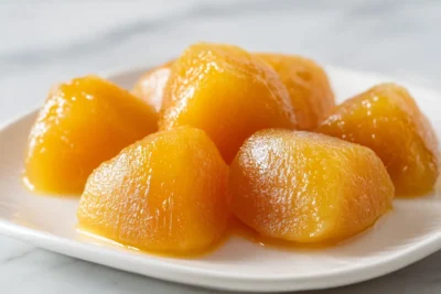 homemade mango mochi recipe card