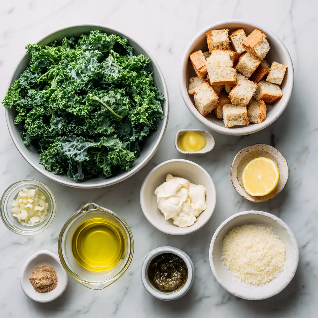 kale caesar salad ingredients 1