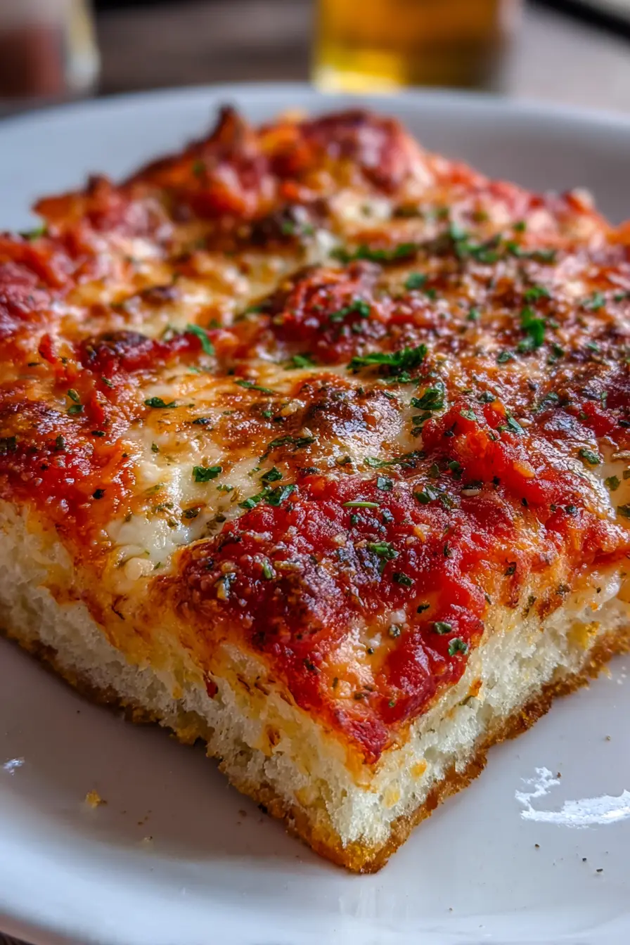 new york bakery style sicilian pizza pinterest