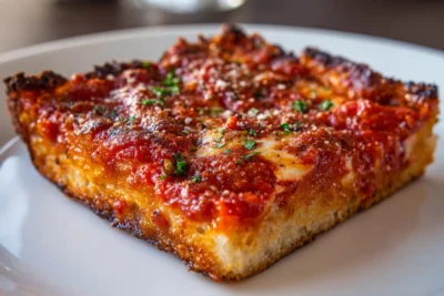 new york bakery style sicilian pizza recipe card