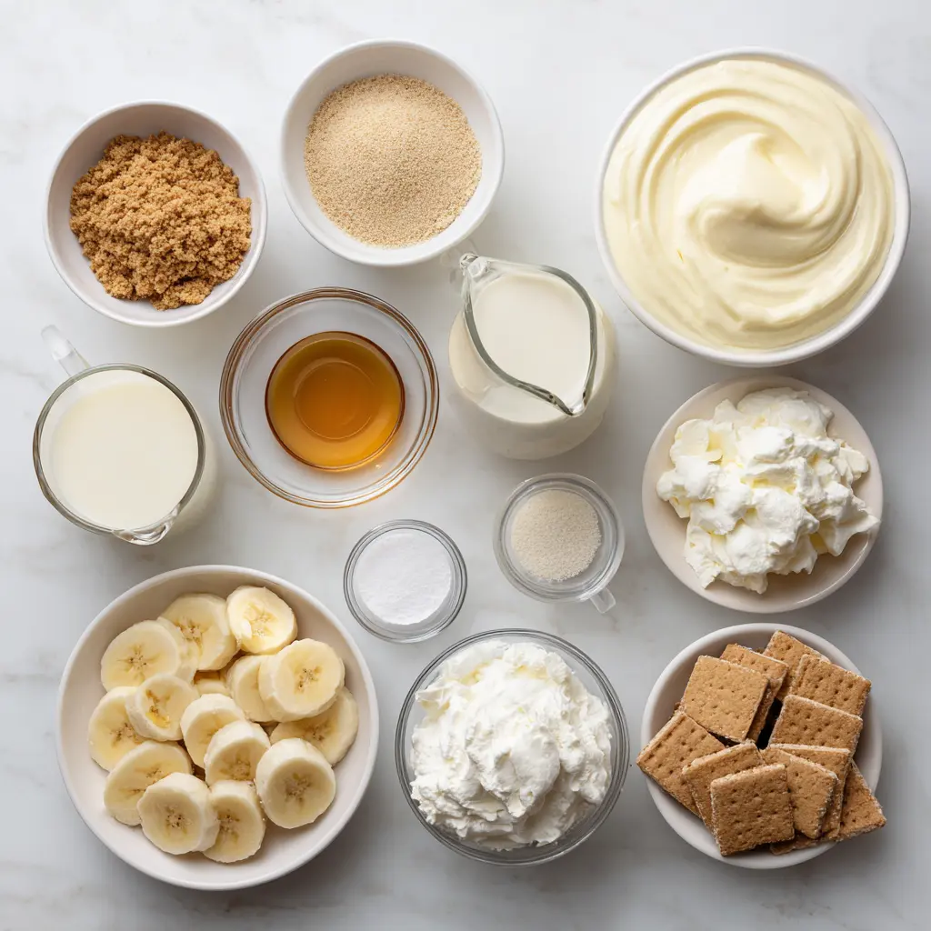 no bake banana pudding cheesecake ingredients 1