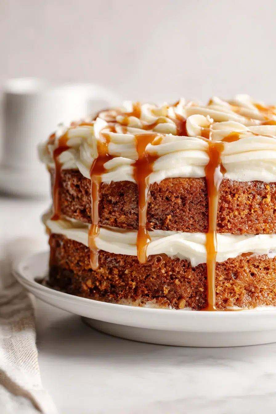 salted caramel carrot cake with cream cheese frosting pinterest 1 1