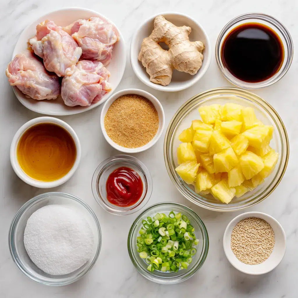 sweet hawaiian crockpot chicken ingredients 1