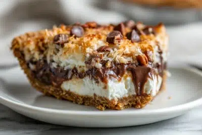 texas trash pie recipe card
