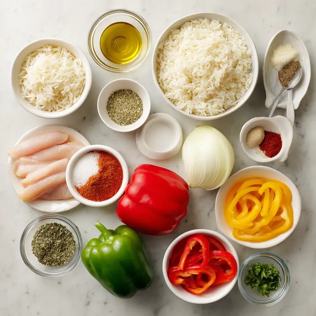 chicken fajita rice ingredients 1