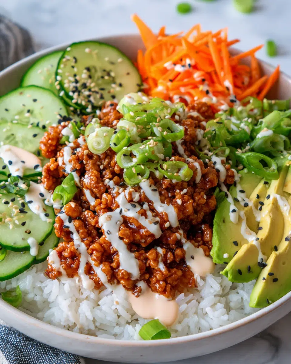 High-Protein Ground Turkey Rice Bowls (Easy Lunch)