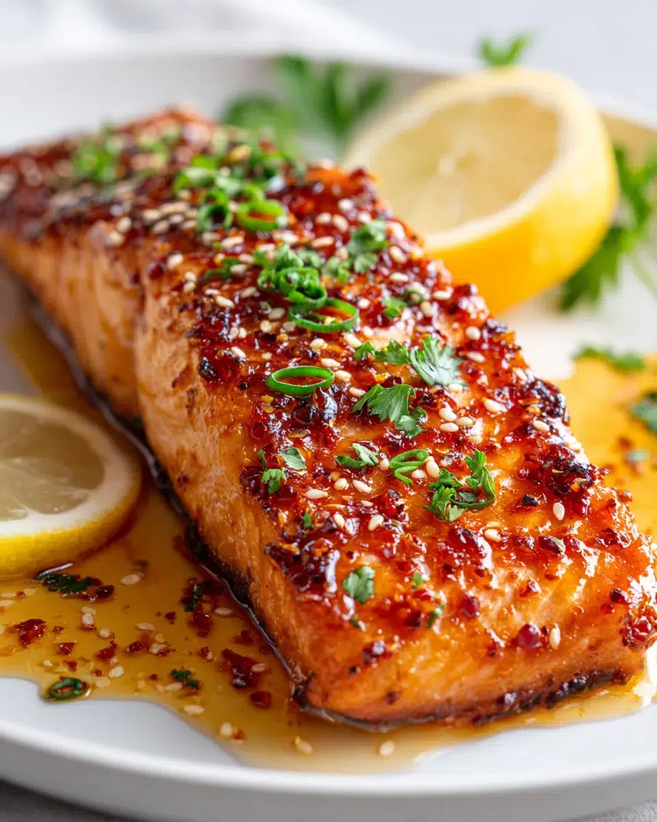 hot honey salmon ingredients 1