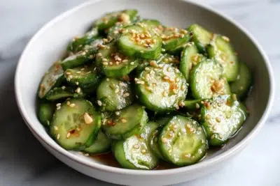japanese cucumber salad recipe card