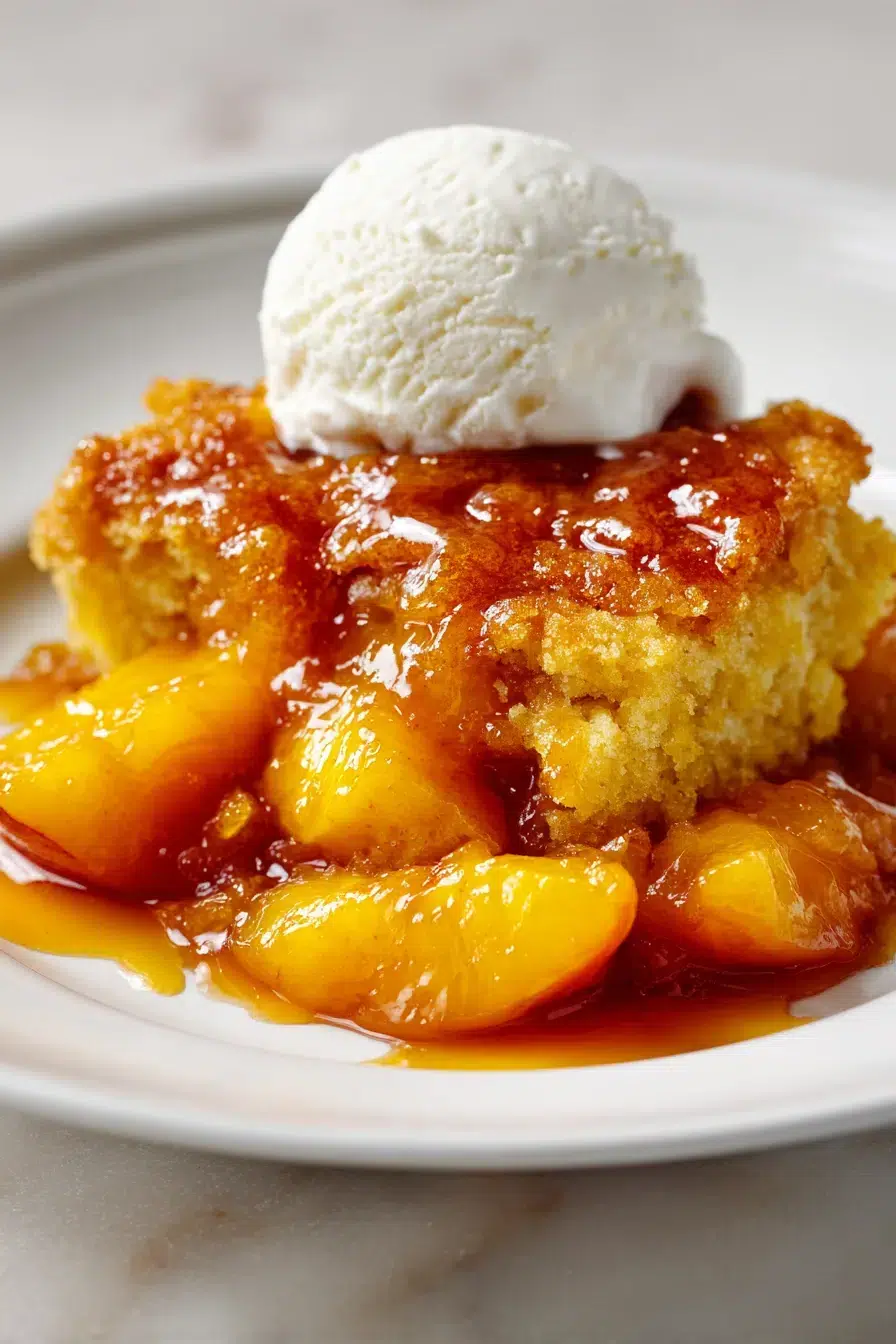 peach cobbler with canned peaches pinterest 1