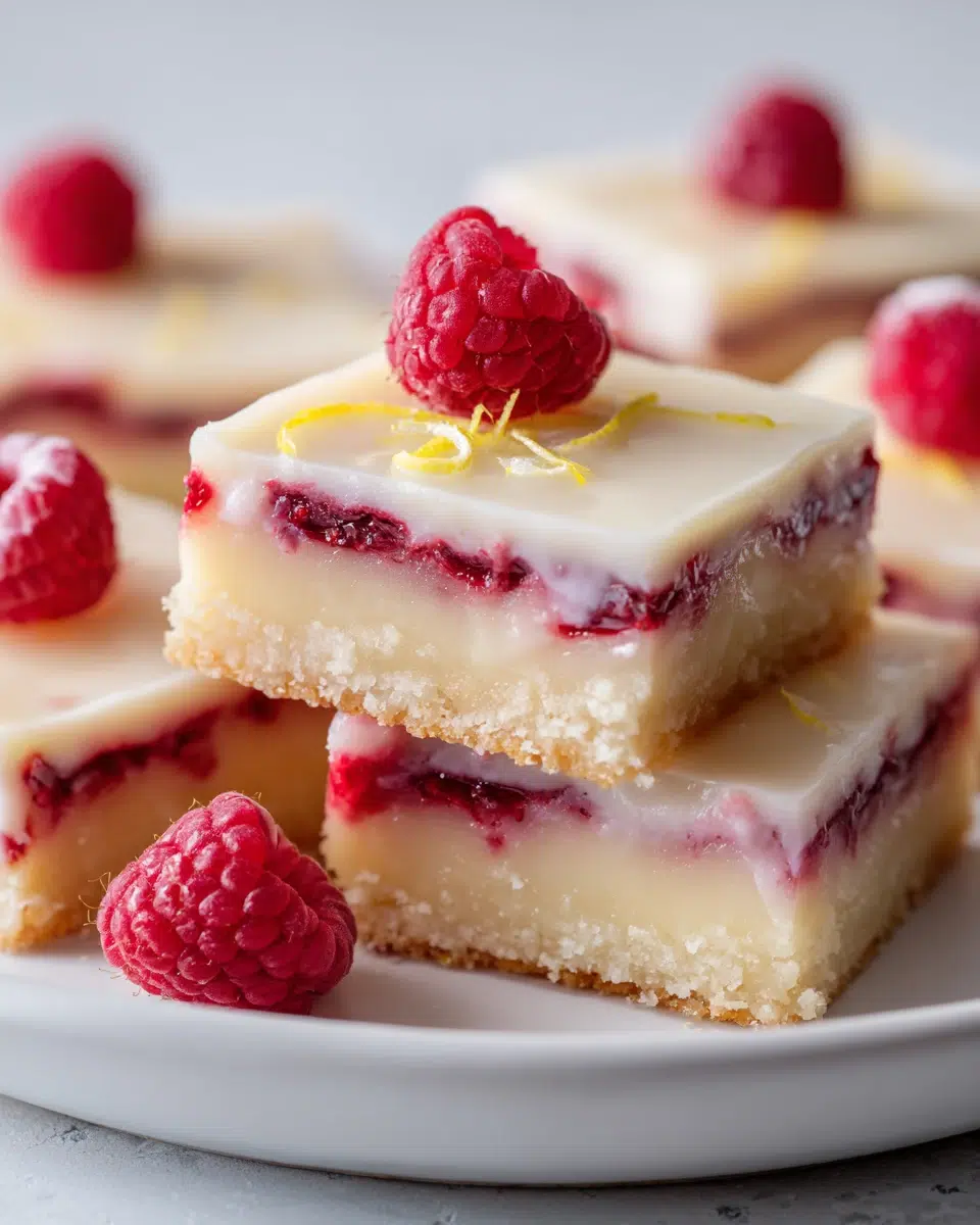 Raspberry Lemonade Bars (Glazed, Bright & Buttery)