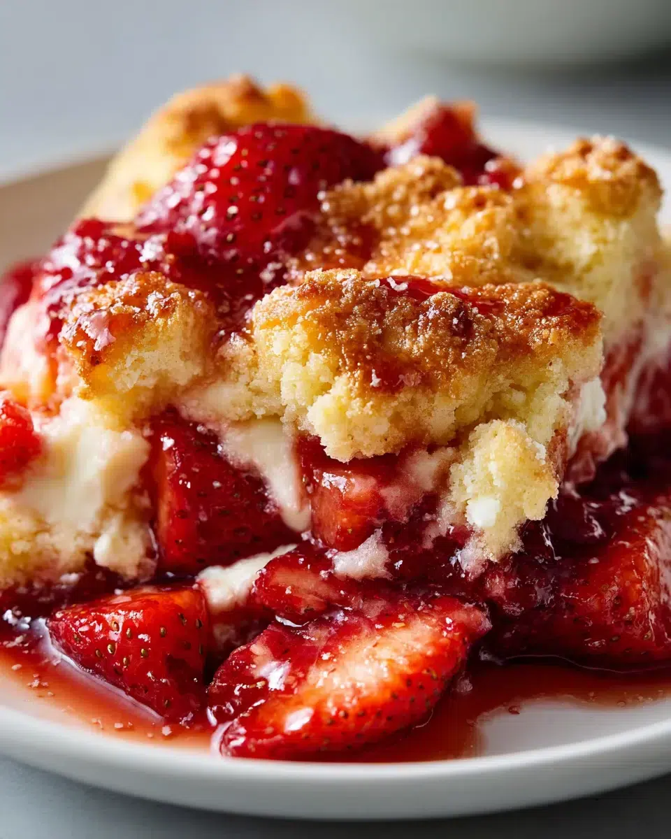 strawberry cream cheese cobbler ingredients 1