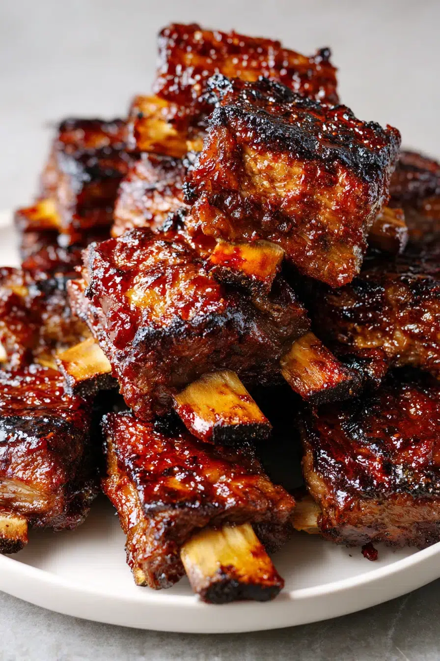 sweet grilled bbq beef short ribs pinterest 1