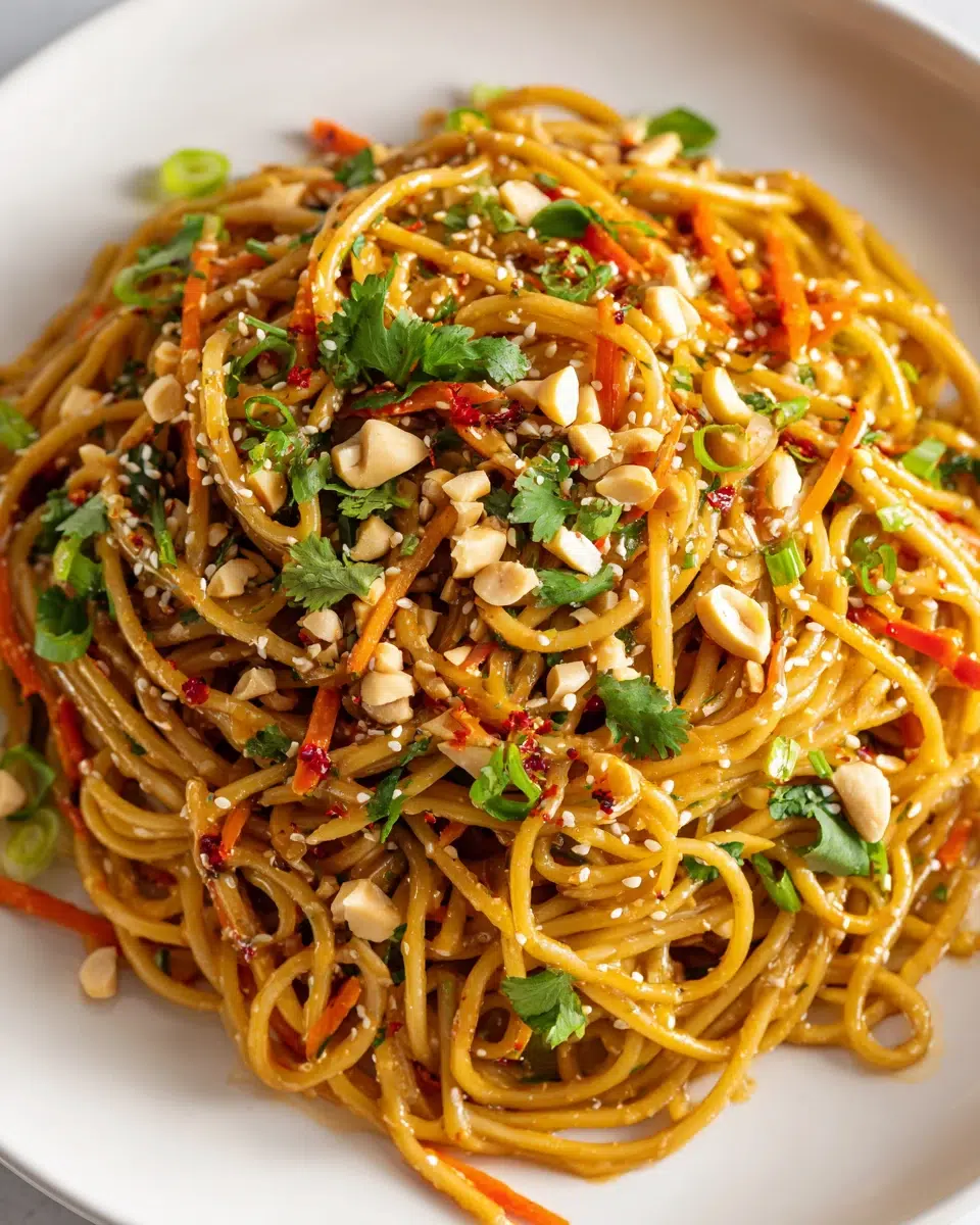 20 Minute Spicy Thai Noodles (Easy Thai Sauce)