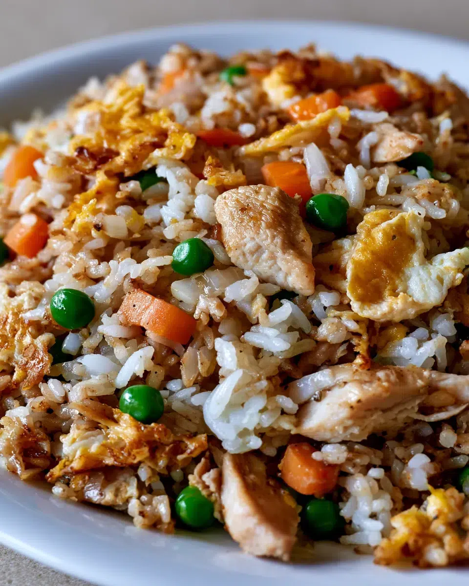 easy chicken fried rice pinterest 1