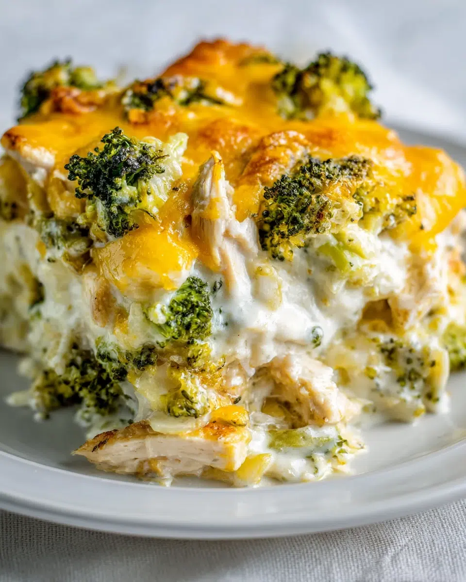 Easy Low Carb Chicken Casserole (Chicken & Broccoli)