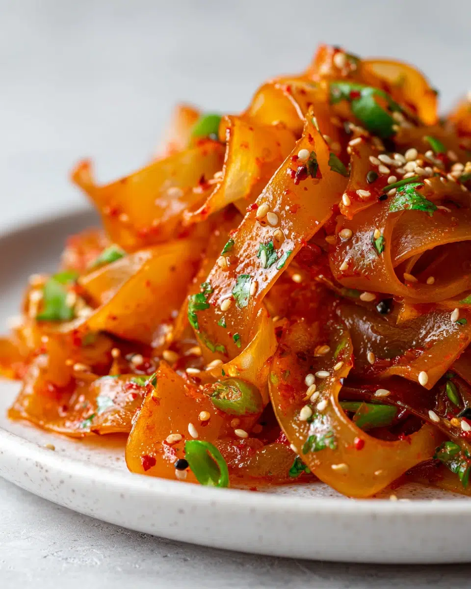 Gochujang Chili Oil Rice Paper Noodles