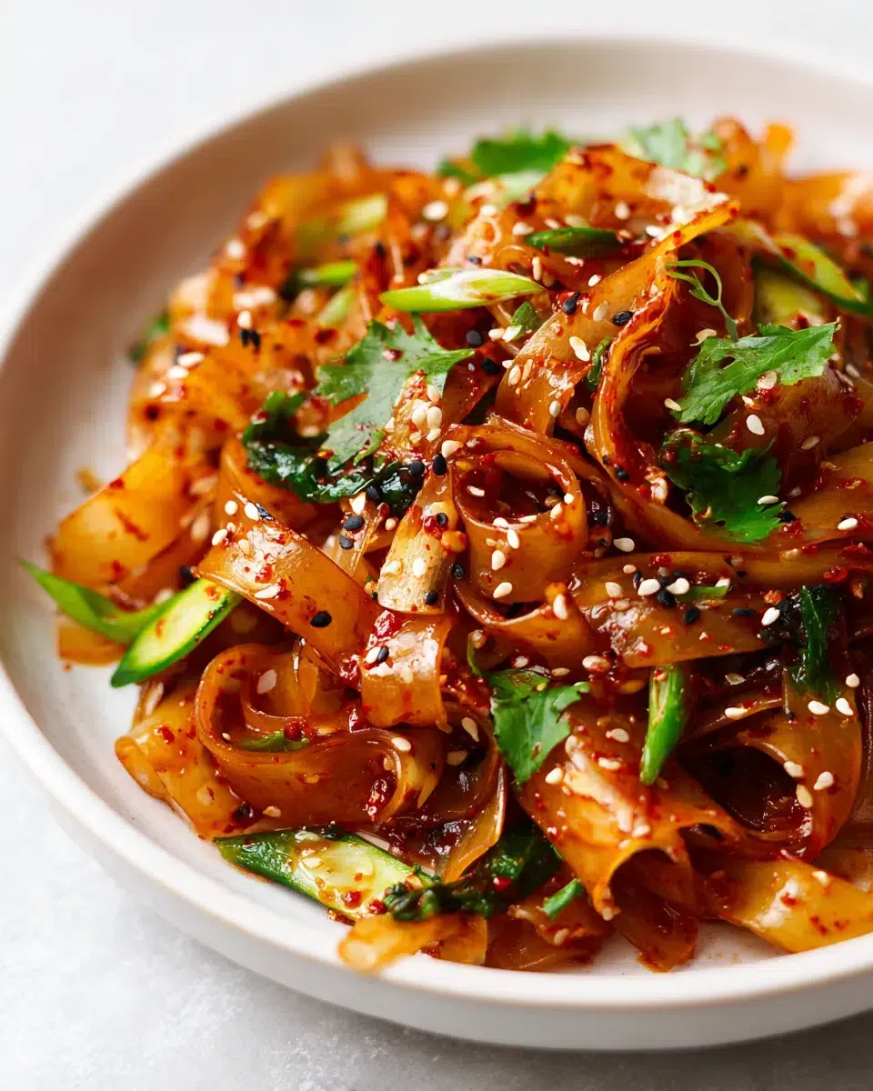 gochujang chili oil rice paper noodles pinterest 1