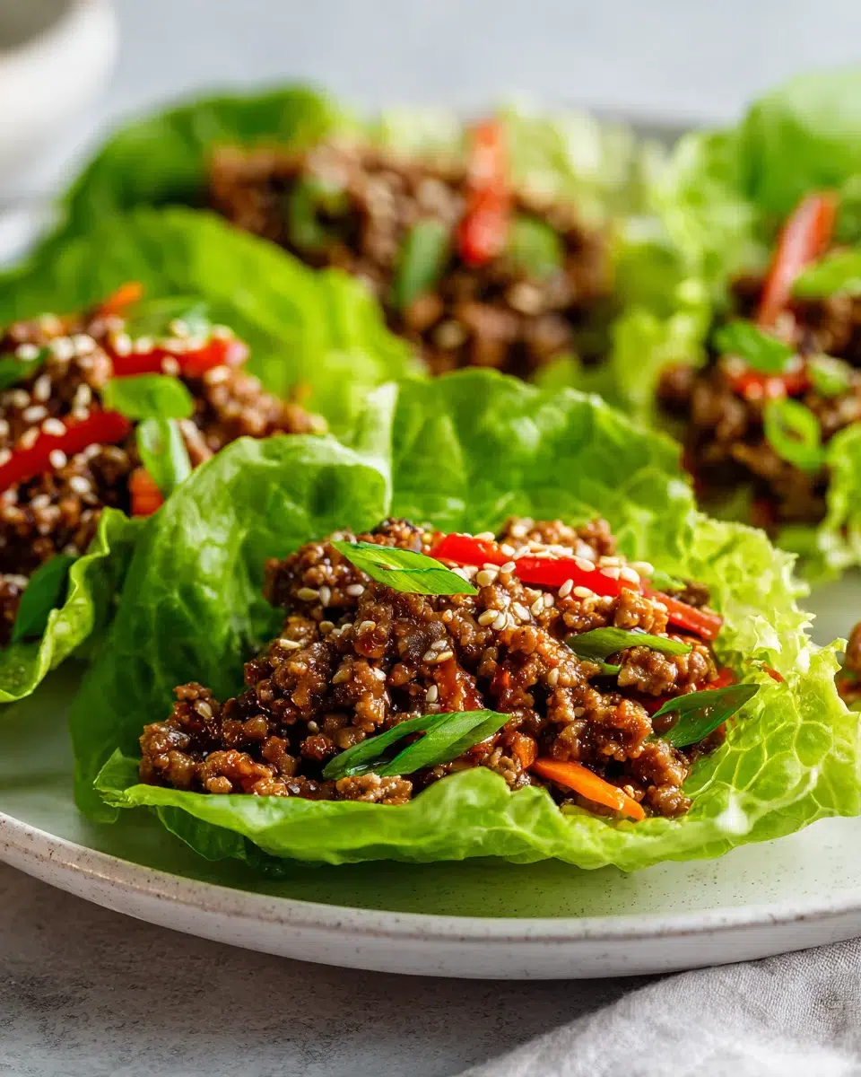 high protein ground beef lettuce wraps ingredients 1