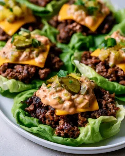 low carb big mac recipe card
