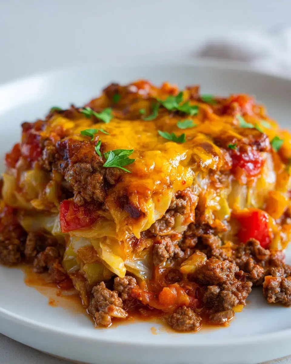 low carb unstuffed cabbage casserole pinterest 1