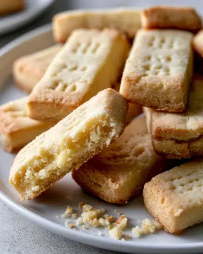 shortbread cookies recipe card