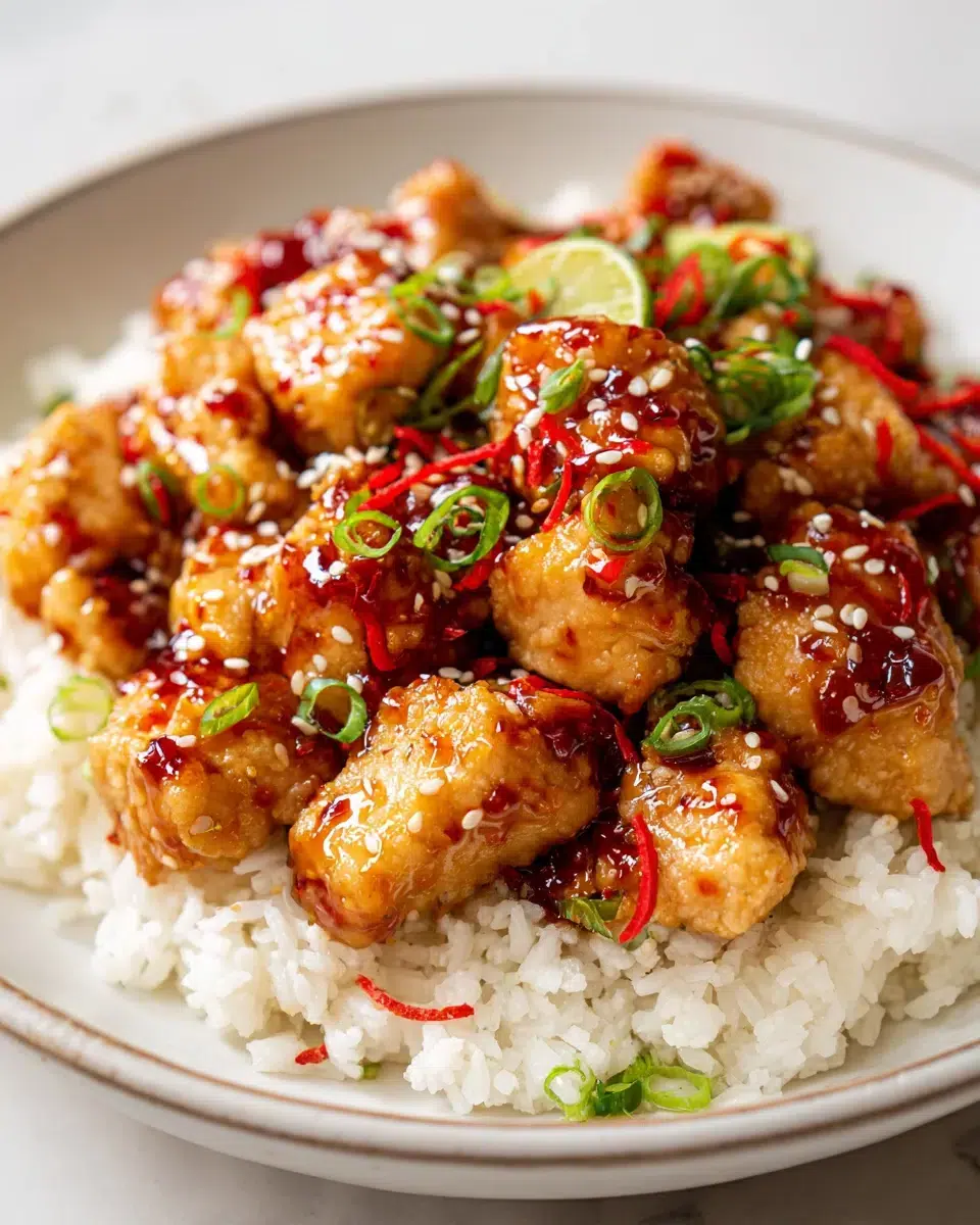 sweet and spicy thai chicken ingredients 1