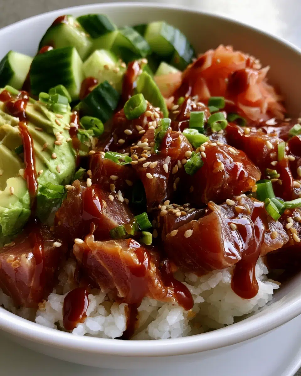 tuna poke bowl ingredients