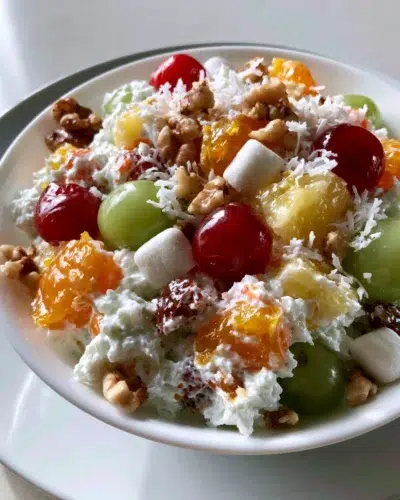 ambrosia salad recipe card